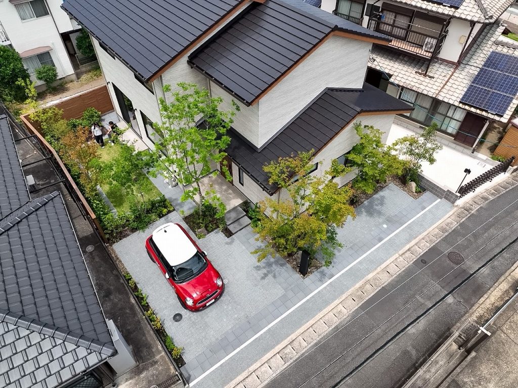 植物と暮らす福岡市早良区H様邸の新築外構と庭